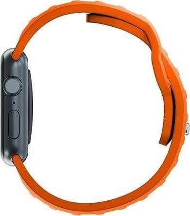 Rryp ore 3mk Silicone Watch Strap për Apple Watch, 38/40/41 mm, portokalli