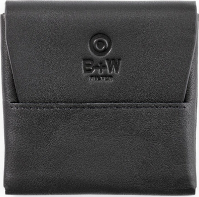 Etui për filtër B+W Leather Filter Wallet 1104411, për 1 filtër 77mm, lëkurë sintetike, i zi