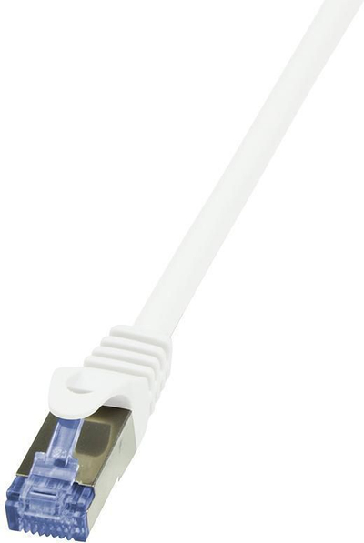 Kabllo rrjeti LogiLink PrimeLine Cat.6A, 7.5m, 10 Gbit/s, e bardhë
