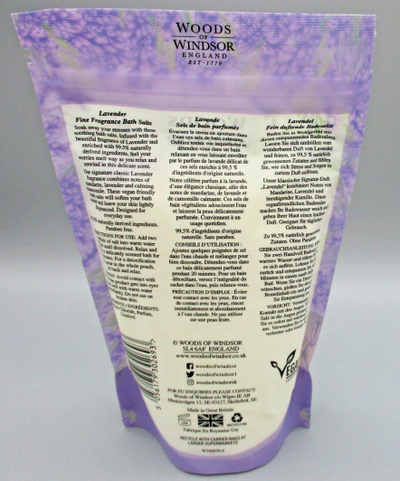 Kripë banjoje Woods of Windsor Lavender, 500g, aromë livando