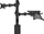 Mbajtëse tavoline për monitor dhe laptop Ergosolid NF14, 10"-30", që rrotullohet, e zezë