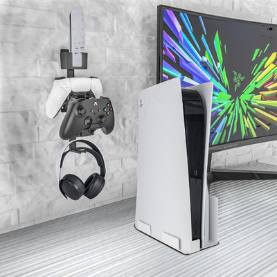 Varëse muri JYS 3në1 për aksesorë për PS5, PS4, Xbox, Nintendo Switch, e zezë