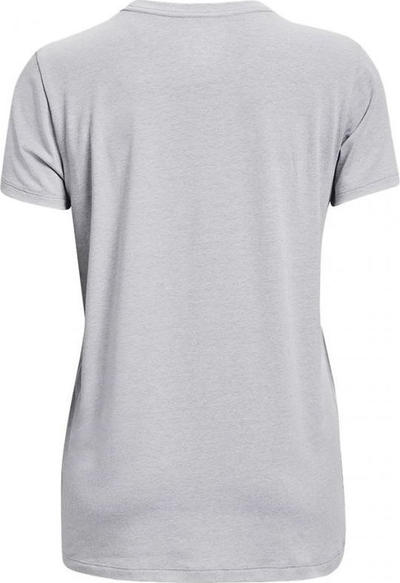 Bluzë sportive Under Armour Sportstyle Graphic, për goca, me mëngë të shkurtra, gri e hapur