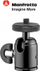 Kokë trekëmbëshi Manfrotto Mini Aluminium Ball Head, alumin, e zezë