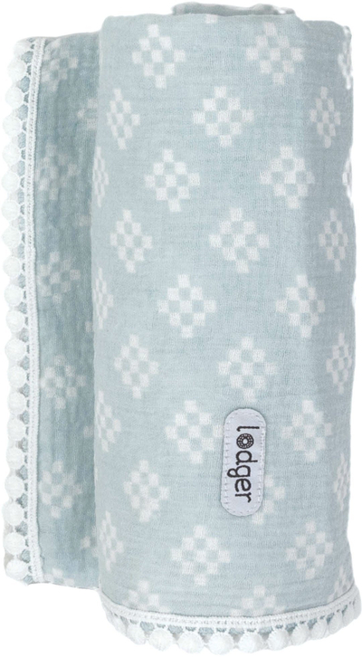 Beze museline për bebe Lodger Tribe Muslin Gauze Cloth, 120 x 120 cm, Ice Flow