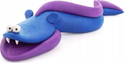 Set plasteline Hey Clay Eel Tm Toys, 3 doza, shumëngjyrësh