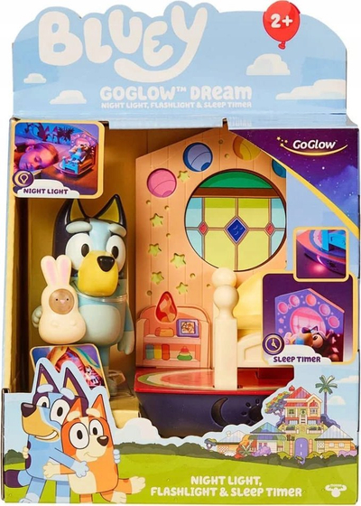 Dritë nate Bluey GoGlow Bedtime, 3 në 1, me elektrik dore, shumëngjyrëshe