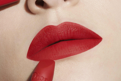 Rimbushje buzëkuqi Dior Rouge Dior 999, mat, e kuqe