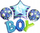 Set dekor balonash Chengyi Balloon Baby Shower, It’s a Boy It’s a Girl, 4 copë, shumëngjyrësh
