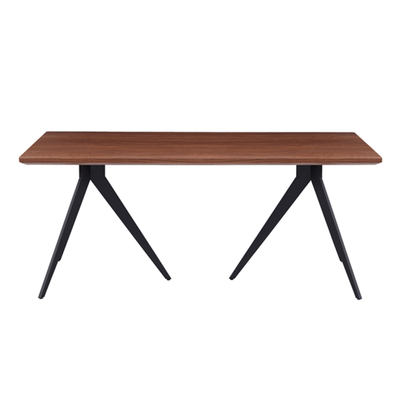 Tavolinë ngrënieje Helen HM9451.02, 180x90x75 cm, MDF veneer frashër, ngjyrë arrë