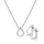 Set Qafore + Vathë Hot Diamonds, të argjendtë
