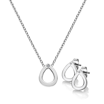 Set Qafore + Vathë Hot Diamonds, të argjendtë