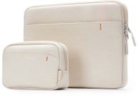 Çantë laptopi Inateck LB1011, 13", set me çantë aksesorësh, bezhë