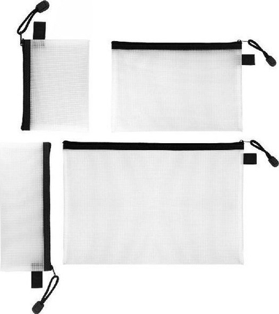 Set qese organizuese Leviatan Bagatelle, A4 A5 A6 S-long, me zinxhir, ngjyra MIX