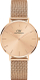 Orë dore për femra Daniel Wellington Petit Unitone 32 DW00100471, ari rozë