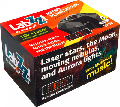 Astroplanetarium Levenhuk LabZZ SP30 LED, Bluetooth, telekomandë, i zi