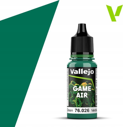 Акрилна боја за аерограф AV Vallejo Game Air Jade Green, 18ml, зелена жад