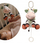 Музичка играчка за бебиња BabyOno Cow Bingo 1692, со закачалка, повеќебојна