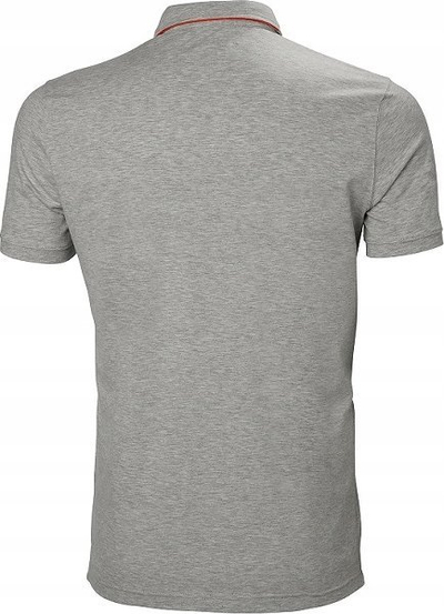 Bluzë polo Helly Hansen Workwear Kensington Cotton, për burra, pambuk, gri