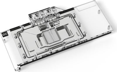 Bllok ftohës uji Alphacool Eisblock Aurora RX 7900XTX XT Toxic, full cover, RGB, kapak xhami transparent me backplate të zi