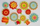 Пенасти налепници Fandy Foam Stickers Flowers, 28 парчиња, цветни мотиви, повеќебојни