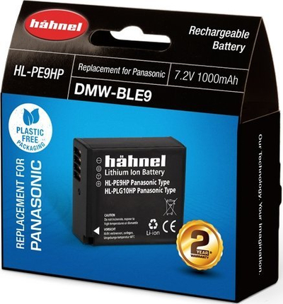 Bateri për kamera Hahnel HL-PE9HP, Li-Ion 1000mAh, gri