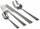 Set lugë dhe pirunë MG Home Arya, 24 pjesë, çelik inox, argjendtë