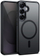 Mbrojtëse telefoni Crong Hybrid Matte Magnetic, MagSafe, për Samsung Galaxy S25, e zezë