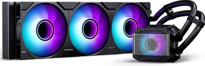 Ftohës liquid CPU Phanteks Glacier One 360M25, 360mm, RGB, i zi