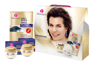 Set anti-plakje Dermacol Gold Elixir