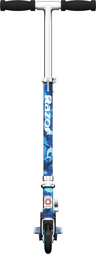 Trotinet Razor A Kick Scooter SE Paradise, për fëmijë 5+, deri 65 kg, blu Shark Camo