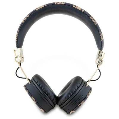 Kufje Guess GUBH70EPOSMK 4G Peony Script, Bluetooth on-ear, ENC, të zeza