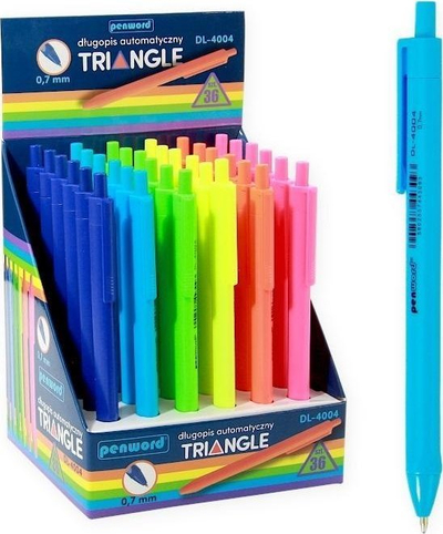 Set stilolapsash Berlingo Triangle, topth, 36 copë, shumëngjyrësh