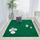 Tapet Strado Room Rug Rabbit, 200x300 cm, antirrëshqitës, jeshile e errët