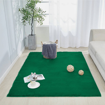 Tapet Strado Room Rug Rabbit, 200x300 cm, antirrëshqitës, jeshile e errët