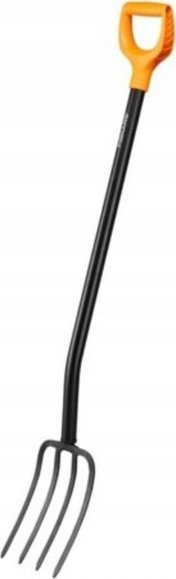 Grep kopshti Fiskars Solid 1070673, çelik, dorezë e rehatuar ergonomike, portokalli