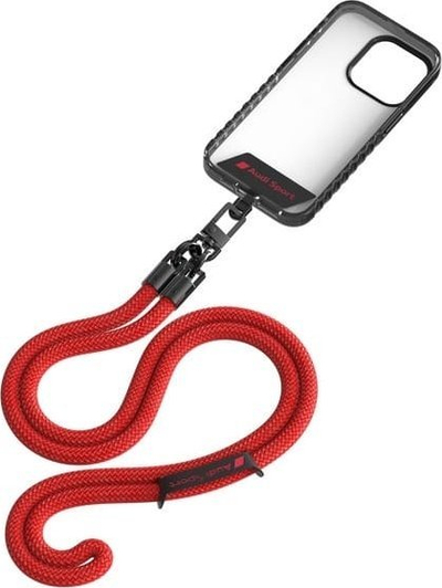 Rrip telefoni Audi Sport Phone Lanyard, universal, 120cm, i kuq