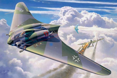 Lodër Revell avion Horten Go229, e gjelbër