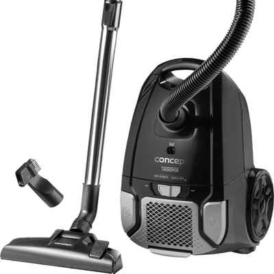 Fshesë me thes Concept VP8091 Trooper, 700W, filtër HEPA H13, e zezë