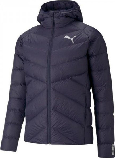 Xhaketë dimri Puma PWRWarm packLITE HD 600, për burra, me kapuç, blu e errët
