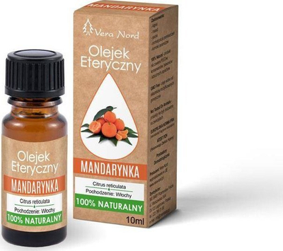 Vaj esencial Vera Nord Tangerine, 100% natyral, 10ml, shishe qelibar