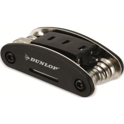 Set veglash biçiklete Dunlop Multi Tool, 15 funksione, me këllëf, ngjyrë e zezë