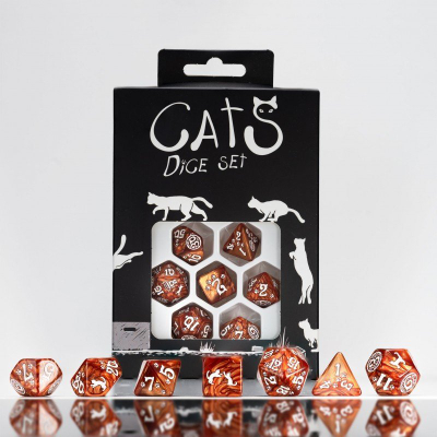 Set zare Q-Workshop Cat Muffin, 7 zare, kafe e bardhë