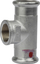 Pjesë T për tuba Sanha SANHA-Therm, 42 mm x Rp 1/2 x 42 mm, çelik i galvanizum
