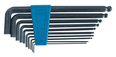 Set çelësa gjashtëkëndor Mega (48207), 7 copë, tip L, 2.5-10mm, të kaltra të errëta
