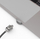 Adapter sigurie Compulocks Ledge Lock për MacBook Pro 13" M1 M2, për kabllo Kensington, i bardhë