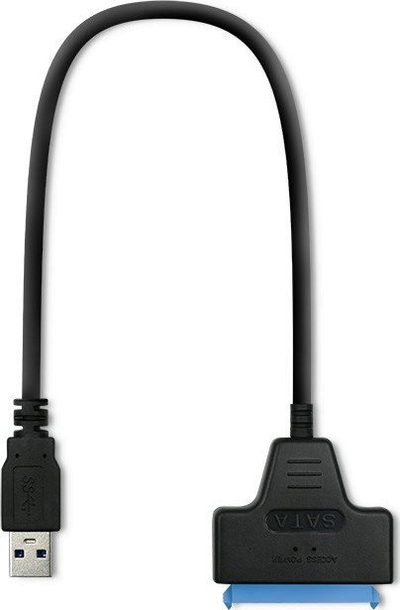 Adapter USB 3.0 SATA për HDD SSD 2.5", i zi