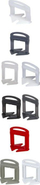 Kapëse niveluese Rubi Delta Clips 1.5mm, për pllaka 11-20mm, paketim 100 copë, shumëngjyrëshe