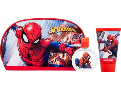 Set për fëmijë EP Line Spiderman, EDT 50 ml + xhel dushi 100 ml + çantë kozmetike