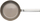 Tigan FISKARS Norden Steel, 24cm, çelik inoks, argjendtë